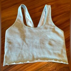 Spiritual Gangster ribbed yoga crop top.